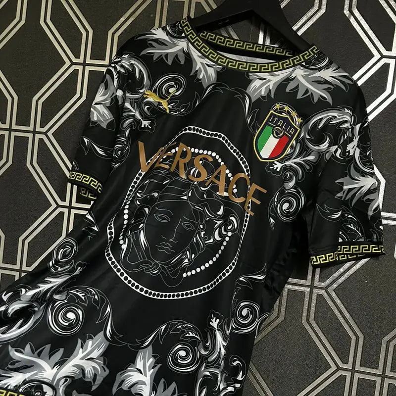 Italia X Versace Black 🖤 Premium Quality