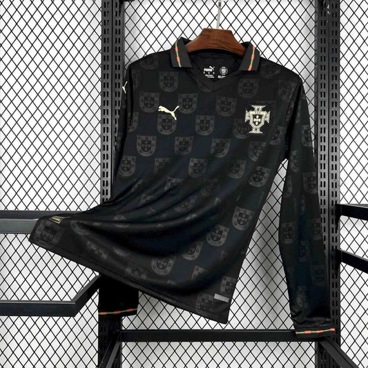 PORTUGAL BLACK 2026 AWAY FULL SLEEVES PLAYER