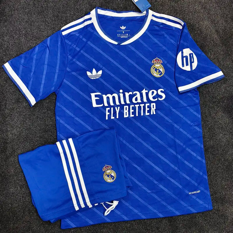 REAL MADRID BLUE THIRD OFFICIAL KIT 2025/26