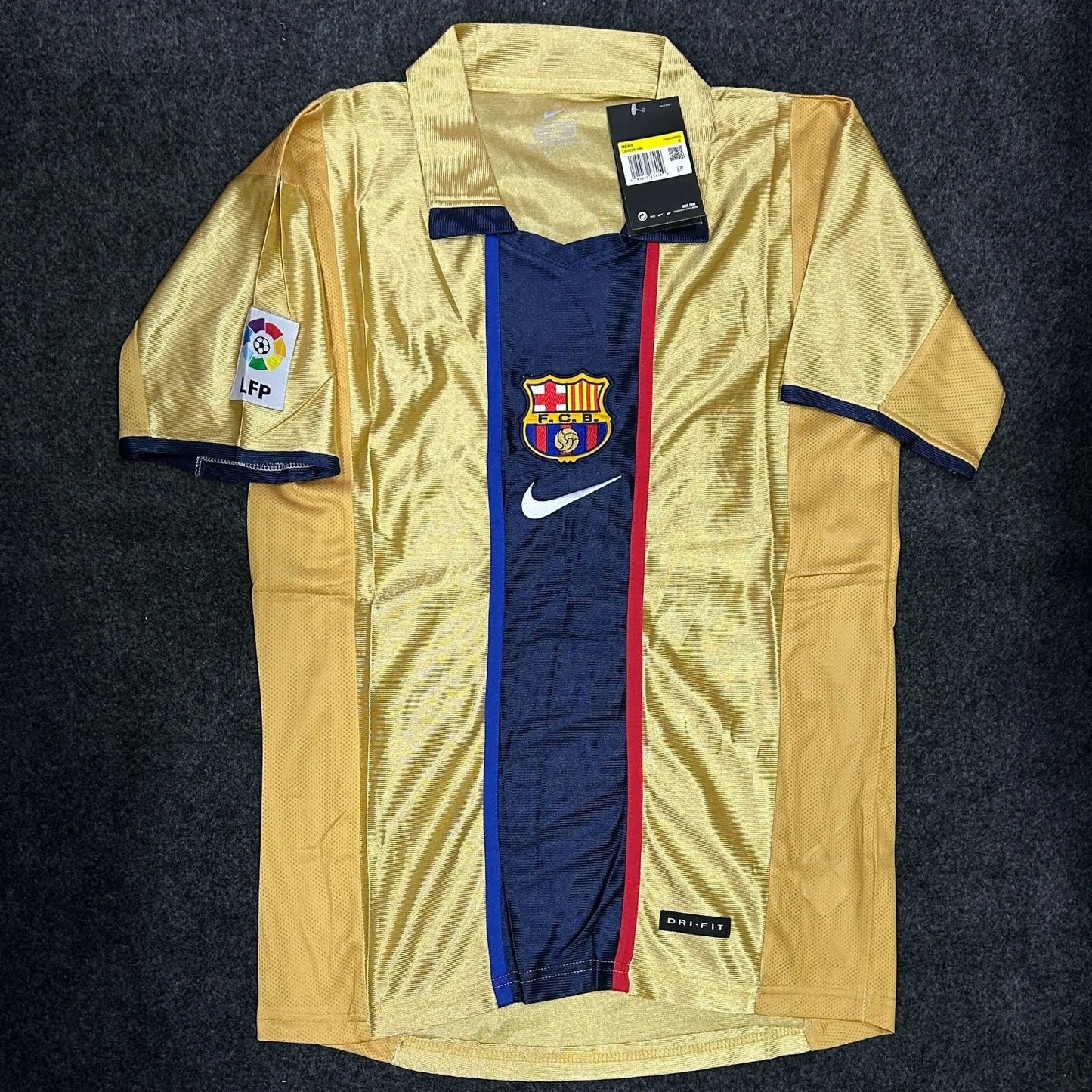 FC BARCELONA AWAY 2001/02 OFFICIAL VINTAGE ORIGINALS