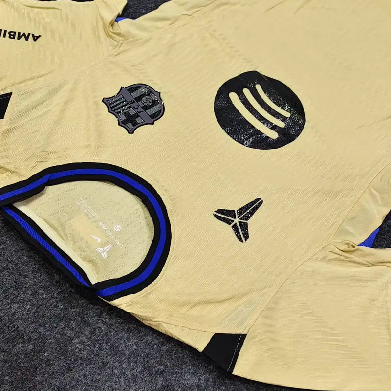 BARCELONA AWAY OFFICIAL 2025/26 GOLD PURPLE AUTHENTIC ORIGINALS