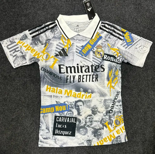 REAL MADRID ICONIC TEAM TRIBUTE JERSEY AUTHENTIC ORIGINALS 2025/26