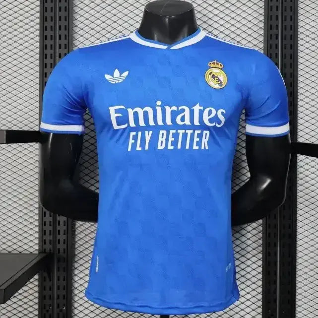 REAL MADRID SECOUND AWAY BLUE AUTHENTIC ORIGINALS 2025/26 OFFICIAL
