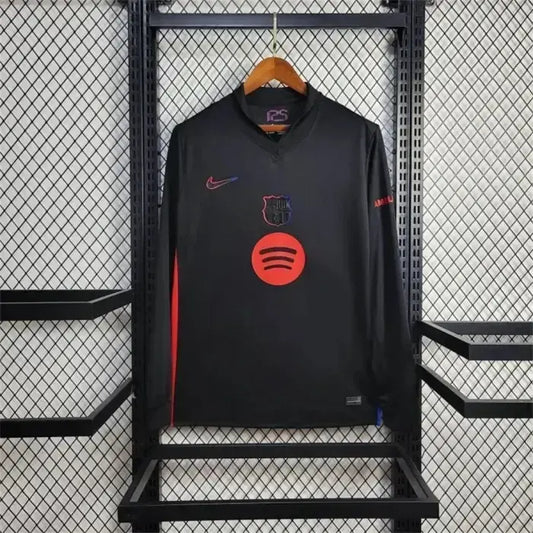 BARCELONA AWAY X BLACK PREMIUM FULL SLEEVES OFFICIAL 2024/25