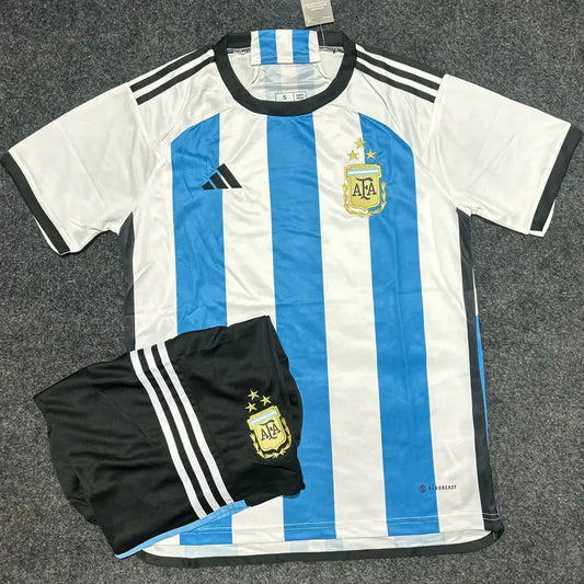 ARGENTINA HOME 2022 OFFICIAL WORLD CUP PREMIUM KIT