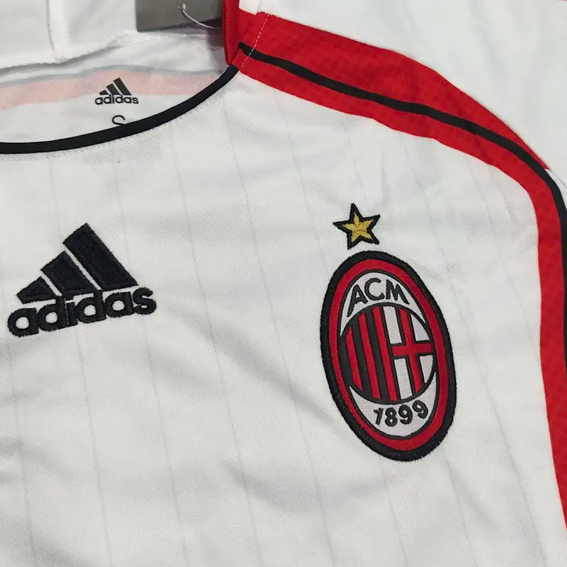 AC MILAN 2007 AWAY KIT OFFICIAL FULL SLEEVES RETRO KIT PREMIUM