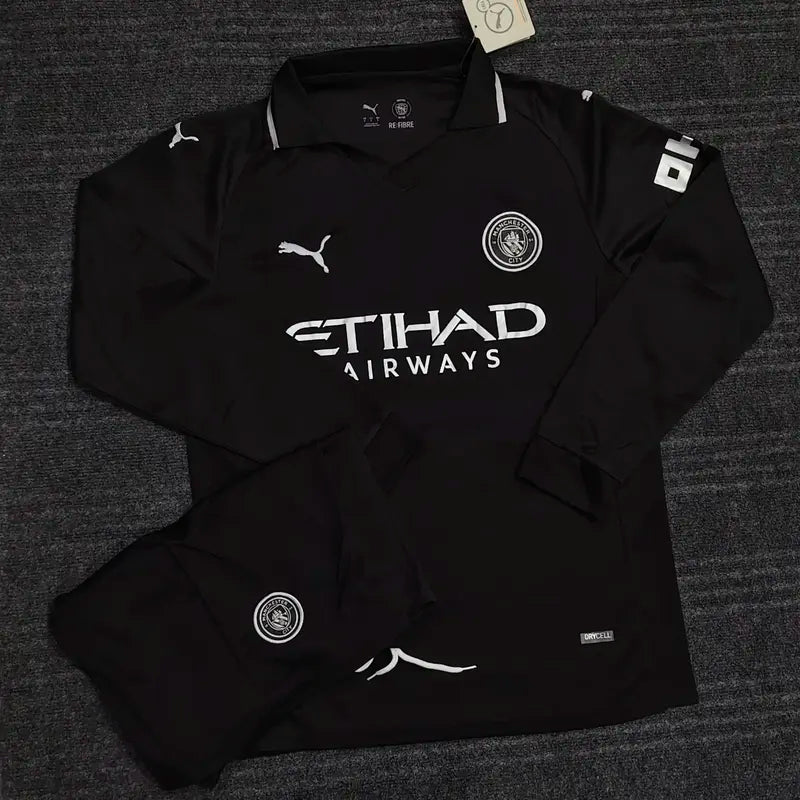 MAN CITY AWAY 2025/26 OFFICIAL FULL SLEEVES KIT