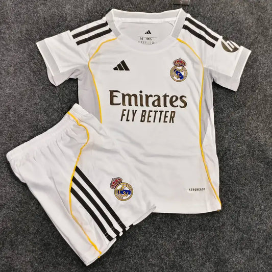 REAL MADRID HOME OFFICIAL KIT 2025/26