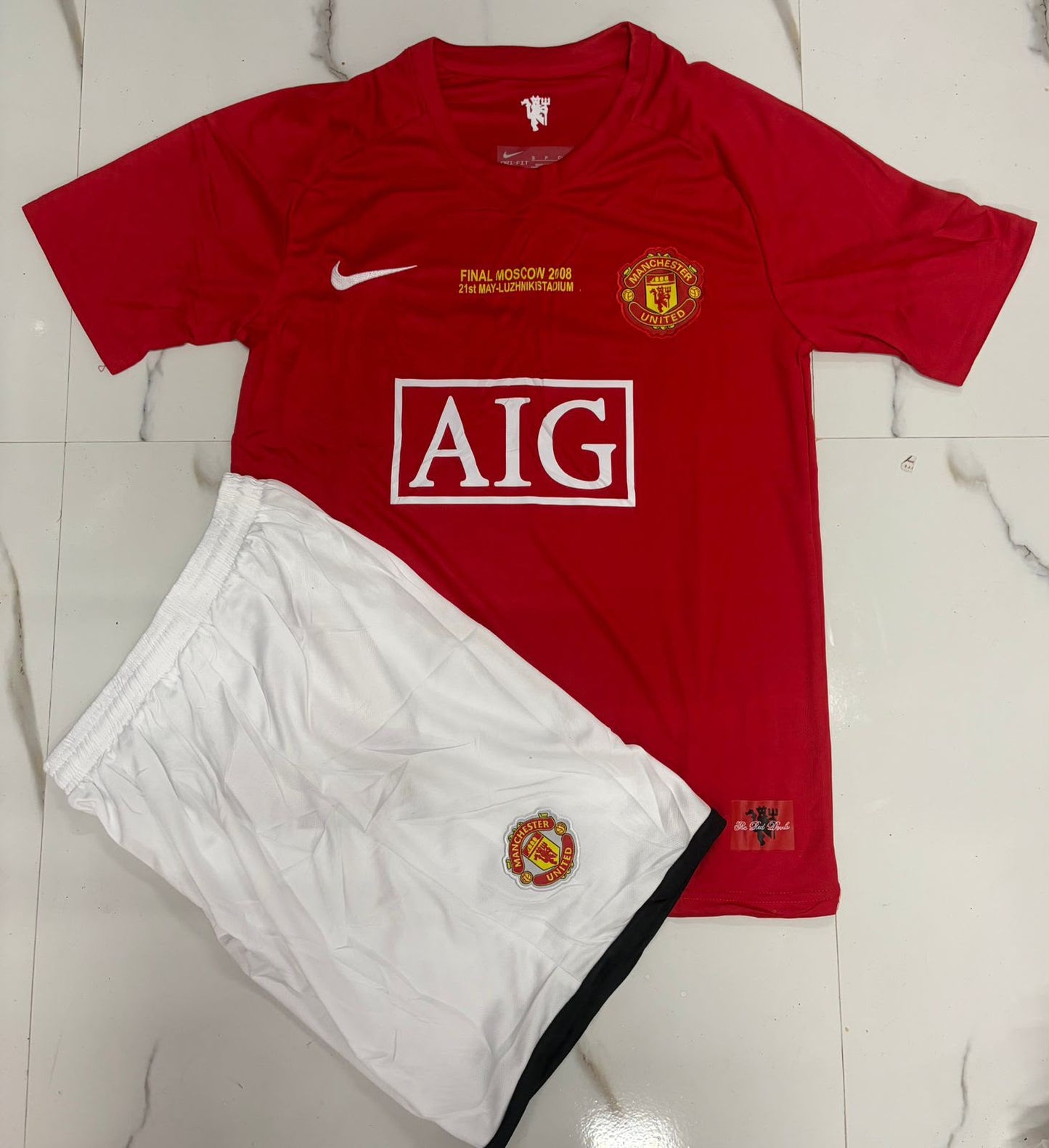 MAN UNITED AIG HOME RED 2007/07